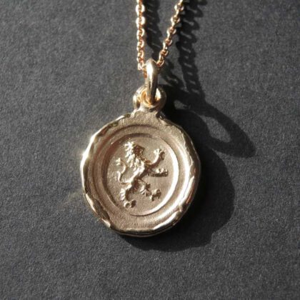 Pendant Lion, 750 / 18 kt Roségold